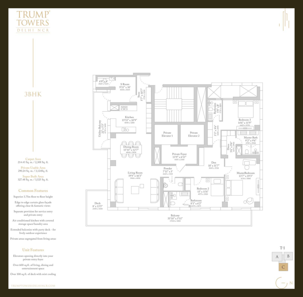 Trump Tower 2 Floor Plan