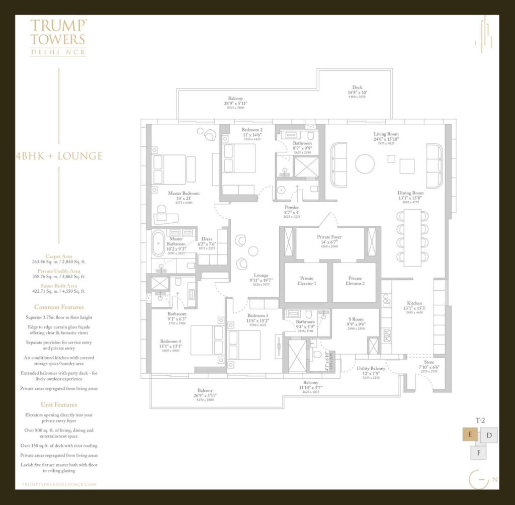 Trump Tower 2 Floor Plan