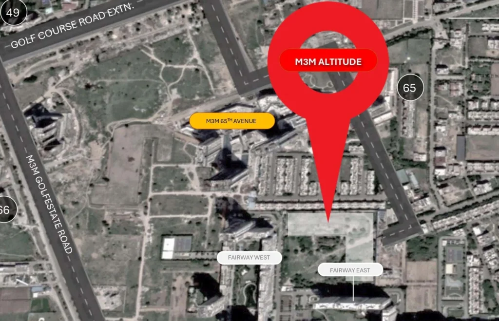 M3M Altitude Location Map