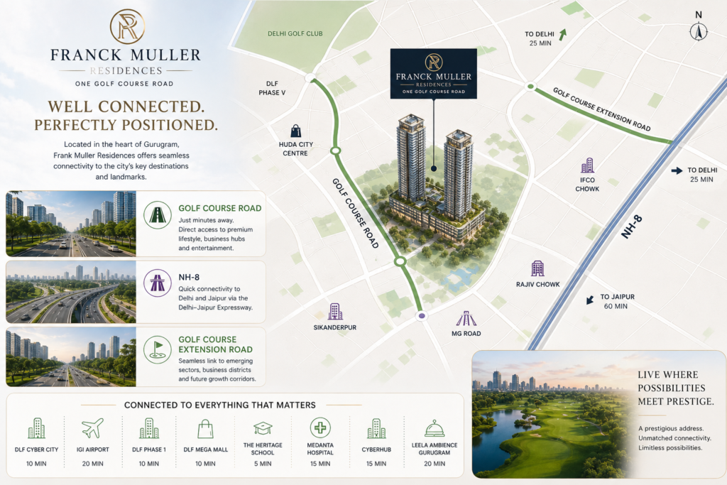 Franck Muller Residences Gurgaon Location